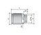 DKC / ДКС Муфта труба-коробка ф16мм, IP66/IP67, М16х1,5, нержавеющая сталь AISI 316L - 25