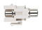 Hyperline Вставка формата Keystone Jack с проходным адаптером RCA (красный), D type, ROHS, белая - 100
