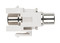 Hyperline Вставка формата Keystone Jack с проходным адаптером RCA (желтый), D type, ROHS, белая - 99