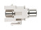 Hyperline Вставка формата Keystone Jack с проходным адаптером RCA (зеленый), D type, ROHS, белая - 50
