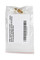 Hyperline Вставка формата Keystone Jack с проходным адаптером RCA (желтый), Hex. type, gold plated, ROHS, белая - 100