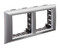 DKC / ДКС Рамка-суппорт серебристый металлик для In-liner Front, 4 модуля, Avanti - 73