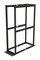 Hyperline Открытая стойка 19-дюймовая (19"), 47U, высота 2426 мм, двухрамная, ширина 550 мм, глубина регулируется 600-850 мм, цвет черный (RAL 9005) - 74