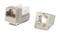 Hyperline Вставка Keystone Jack RJ-45(8P8C), категория 6A, экранированная, 110 IDC, заделка с помощью NE-TOOL, белая - 129