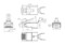 Hyperline Разъем RJ-45(8P8C) под витую пару, категория 6/6A (50 µ"/ 50 микродюймов), экранированный, универсальный (для одножильного и многожильного кабеля), для толстых жил 1.35-1.5 мм (с оболочкой), со вставкой, (10 шт) - 51