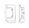 DKC / ДКС In-Liner Front/Aero Ввод в потолок/стену/щиток/коробку/шкаф, для кабель-канала 110х50.0мм, пластик, белый RAL 9016 - 26