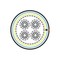 Hyperline (FTP50-C3-SOLID-OUTDOOR) Кабель витая пара, экранированная F/UTP, категория 3, 50 пар (24 AWG), одножильный (solid), экран-фольга, внешний, UV PE, -40°C - +60°C, черный - 27