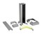 LEGRAND Snap-On Мини-колонна алюминиевая с крышкой из алюминия 1 секция, высота 0.3 м, цвет алюминий - 28