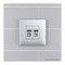 DKC / ДКС Компьютерная розетка RJ-45 в стену, кат.5e двойная, экранированная, "Закаленная сталь", Avanti - 112