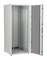 ZPAS Шкаф напольный 19", 24U, 1163х800х600мм (ВхШхГ), дверь стеклянная с боковыми вставками, сзади укороч. дверь + фальшпанель 3U с щеточным вводом, 2 пары 19" монтажных профилей, ножки, серый (RAL7035) (разобранный) - 113