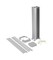 LEGRAND Универсальная мини-колонна алюминиевая с крышкой из алюминия 2 секции, высота 0.68 м, цвет алюминий - 29