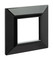 DKC / ДКС Рамка из металла, черная, 2 модуля, Avanti - 30
