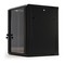 Hyperline Шкаф настенный 19-дюймовый (19"), 27U, 1304x600х450мм, стеклянная дверь с перфорацией по бокам, ручка с замком, цвет черный (RAL 9004) (разобранный) - 153