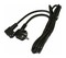 Hyperline Кабель питания компьютера (Schuko+C13 (угловая)) (3x1.0), 10A, угловая вилка, 3м, цвет черный - 31