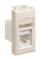 DKC / ДКС Компьютерная розетка "Ванильная дымка" RJ-45 модульная, кат. 5е , 1 мод, Avanti - 93