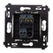 DKC / ДКС Выключатель одноклавишный в стену, "Черный квадрат", Avanti - 121