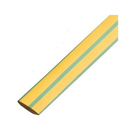 DKC / ДКС Термоусаживаемая огнестойкая трубка в рулоне 3,2/1,6 мм желто-зеленый