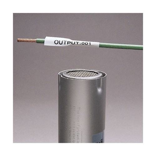 PANDUIT Наклейка из термоусадочного полиолефина, диаметр 3.2 мм, для кабеля 22 – 16 AWG, (в кассете 100 шт), белая