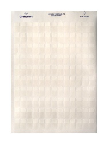 DKC / ДКС Табличка самоламинирующаяся 150х25мм, поле для надписи 25х38мм, 70шт (10 листов А4), полиэстер,-40°C + 150°C, белая