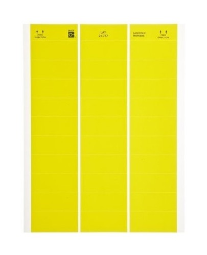 BRADY Этикетки, желтый полиэстер, 210 мм х 297 мм (лист А4, упаковка 25 листов), ELAT-28-747-YL