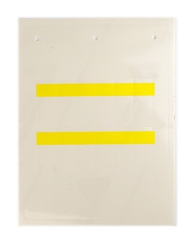 DKC / ДКС Самоламинирующаяся маркировка для кабелей и труб. Желтая