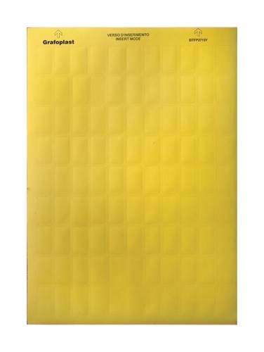 DKC / ДКС Табличка маркировочная, полиэстер 6х60мм. желтая