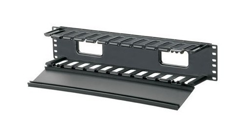 PANDUIT Горизонтальный кабельный организатор с крышкой, 19", 2U, 89 x 483 x 94 мм