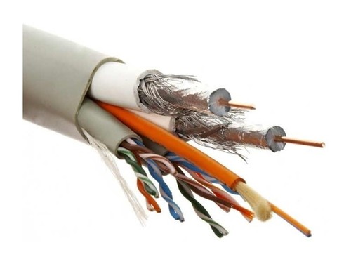 Hyperline Комбинированный многосервисный кабель (2xRG-6+2xUTP Cat 5e+FO 2х62.5)