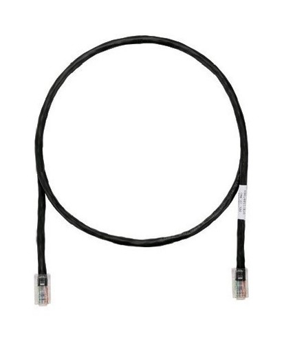 PANDUIT Патч-корд TX5e UTP, Cat.5e, с модульными разъёмами PAN-PLUG™ на обоих концах, 24 AWG, 3 м, черный