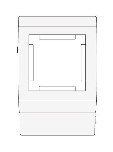 DKC / ДКС In-liner Classic PDA-45N 100 Рамка на кабель-канал TA-GN шириной 100мм, 2М, пластик, цвет белый, Mosaic 45