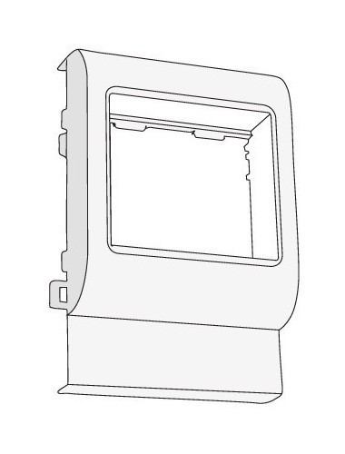 DKC / ДКС In-liner Classic PDA-BN80 Рамка на кабель-канал TA-GN шириной 80мм, 2М, пластик, цвет белый, BRAVA