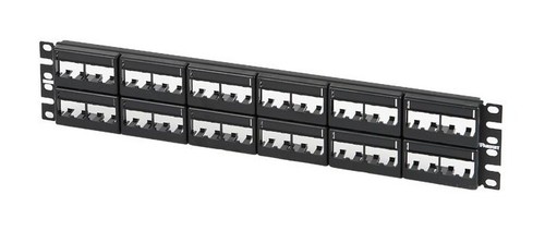 PANDUIT Модульная патч-панель Mini-Com® 19", 48 портов, 2U с маркерами