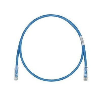 PANDUIT Патч-корд малого диаметра (3,8мм) с модульными разъёмами RJ-45 Pan-Plug™ на обоих концах, 28 AWG, UTP, Cat.5e, LSZH, 7 м, синий
