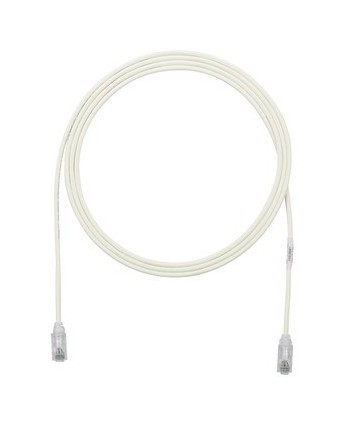 PANDUIT Патч-корд малого диаметра (3,8мм) с модульными разъёмами RJ-45 TX6™ на обоих концах, 28 AWG, UTP, Cat.6, LSZH, 0.5 м, белый