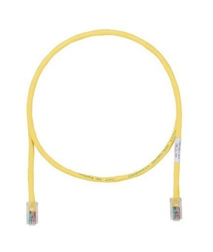 PANDUIT Патч-корд TX5e UTP, Cat.5e, с модульными разъёмами PAN-PLUG™ на обоих концах, 24 AWG, 20 м, желтый