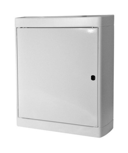 LEGRAND Nedbox Шкаф настенный 2ряда, 24 модуля, с металлической дверцей, с клеммным блоком N+PE, IP 40, белый