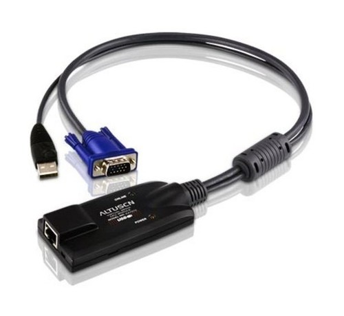 ATEN Модуль удлинителя, SVGA+KBD+MOUSE USB, 40 метр., для подкл. комп. к перекл. KH15xxA/KH15xxAi/KL15xxA/KH25xxA, макс.разреш. 1600х1200, RJ45+HD-DB15+USB A-тип, Female+2xMale, без Б.П., (DDC2B)