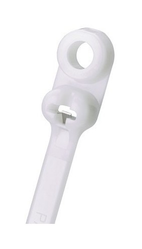 PANDUIT Стяжка под винт Barb Ty DOME-TOP™ с металлическим зубцом, 4.7х216 мм (ШхД), неразъемная стандартная, нейлон 6.6, цвет натуральный (500 шт.)