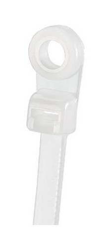 PANDUIT Кабельная стяжка Pan-Ty® под винт M5 неразъемная с петлей, 4.8х201 мм (ШхД), стандартная, нейлон 6.6, цвет натуральный (100 шт.)