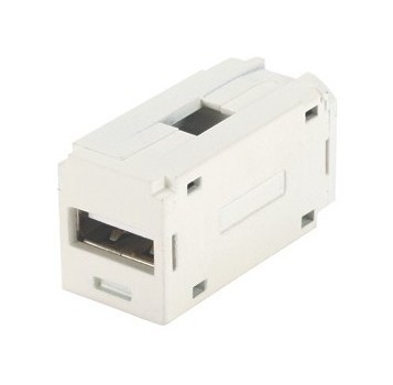 PANDUIT Модуль Mini-Com® с разъемом USB 2.0 Female A/Female A, серый