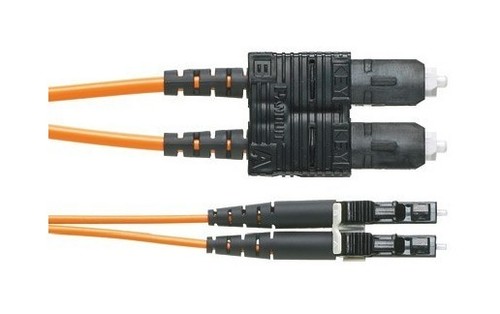 PANDUIT Волоконно-оптический патч-корд LC-SC, многомодовый 62.5/125 (OM1), duplex, 1.6 мм, LSZH, 5 м
