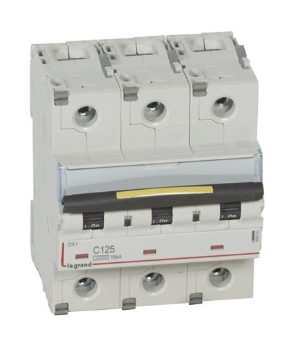 LEGRAND Автоматический выключатель, серия DX3, С125A, 16kA, 3-полюсный