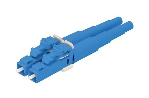 PANDUIT Одномодовый дуплексный коннектор LC OPTICAM для волокна в жесткой защитной оболочке 900um, (синий)