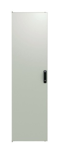 ZPAS Дверь стальная сплошная (тип H) 45Ux600 мм (ВхШ), трехточечный замок с ручкой, для шкафов SZB, SZBR, SZBD, SZBSE, OTS1, DC, ECO-LINE, серая (RAL 7035)