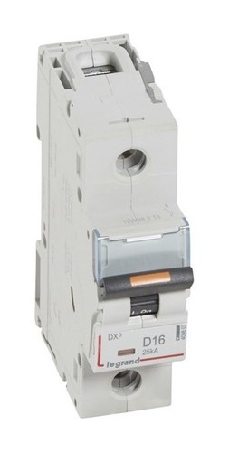 LEGRAND Автоматический выключатель, серия DX3, D16A, 25кА, 1-полюсный