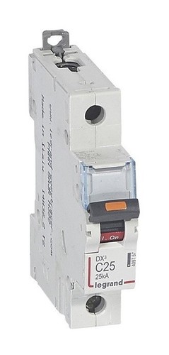 LEGRAND Автоматический выключатель, серия DX3, C25A, 25кА, 1-полюсный