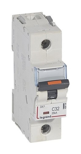 LEGRAND Автоматический выключатель, серия DX3, C32A, 25кА, 1-полюсный