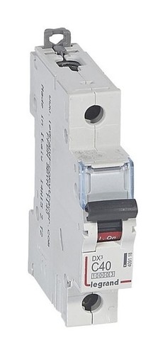 LEGRAND Автоматический выключатель, серия DX3, С40A, 12,5kA, 1-полюсный