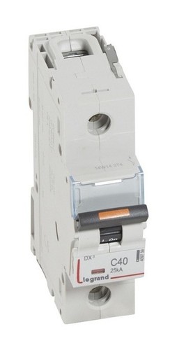 LEGRAND Автоматический выключатель, серия DX3, C40A, 25кА, 1-полюсный