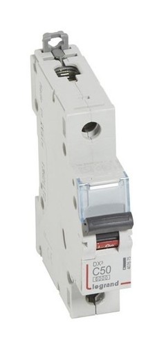 LEGRAND Автоматический выключатель, серия DX3, С50A, 10kA, 1-полюсный